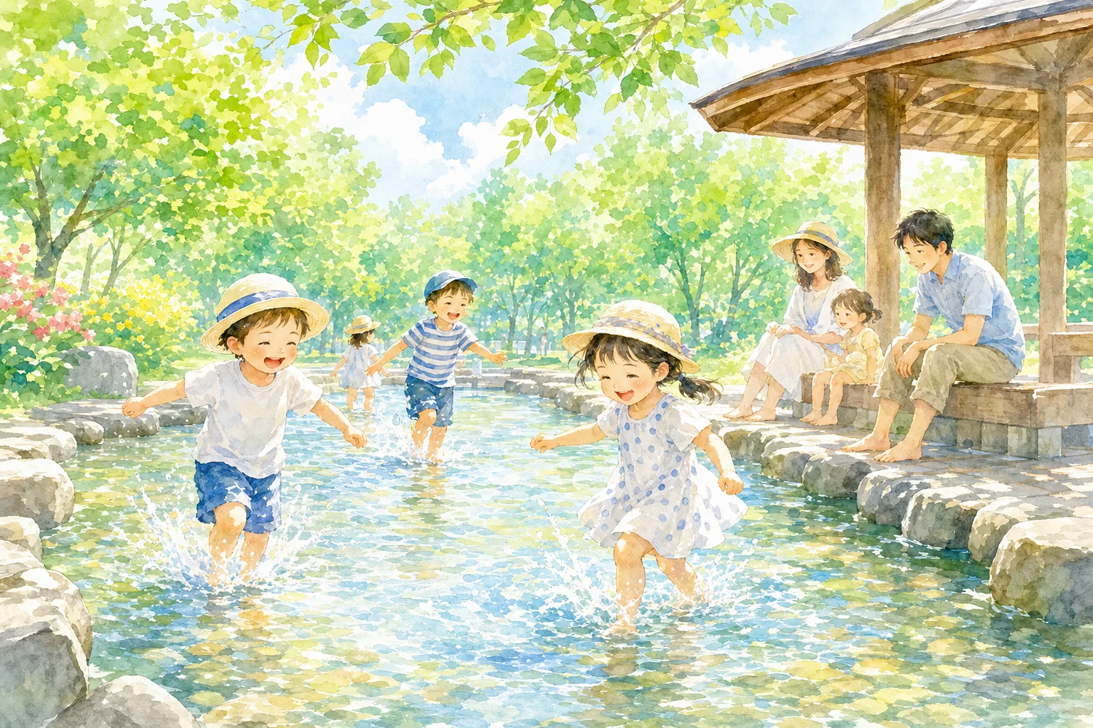 2026年 大洲防災公園 じゃぶじゃぶ池・親水水路 1日満喫コース