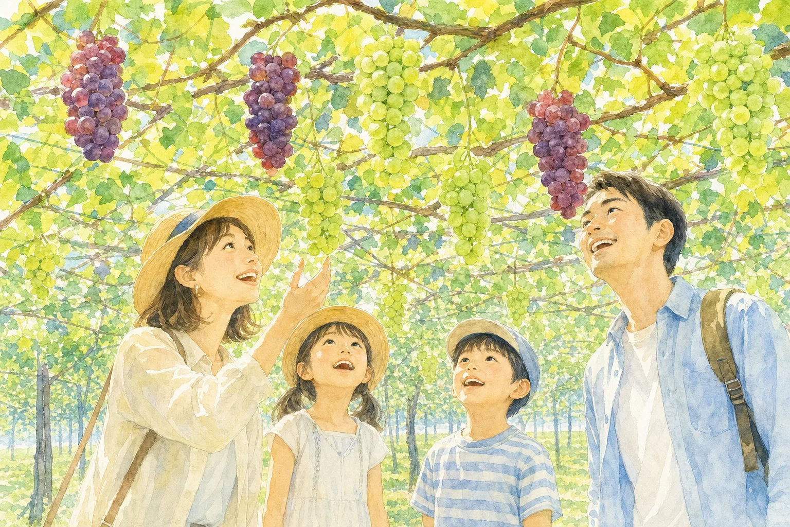 2026年 山本農園(ぶどう狩り)の味覚狩り 1日満喫コース
