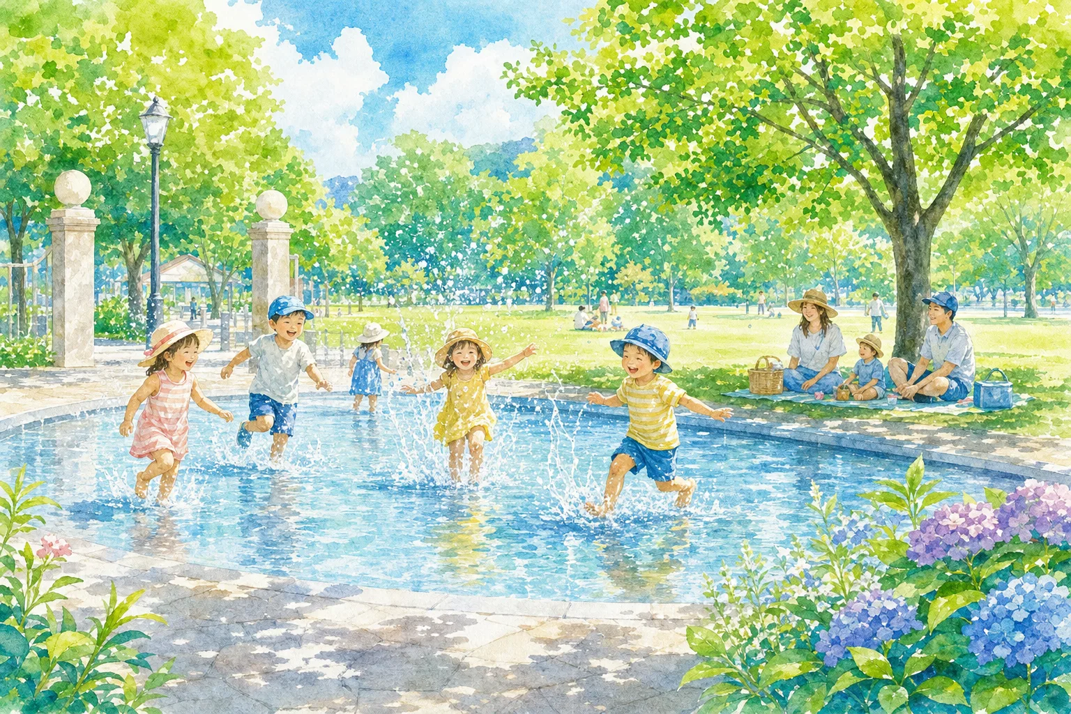 2026年 桂中央公園 水遊び場 1日満喫コース