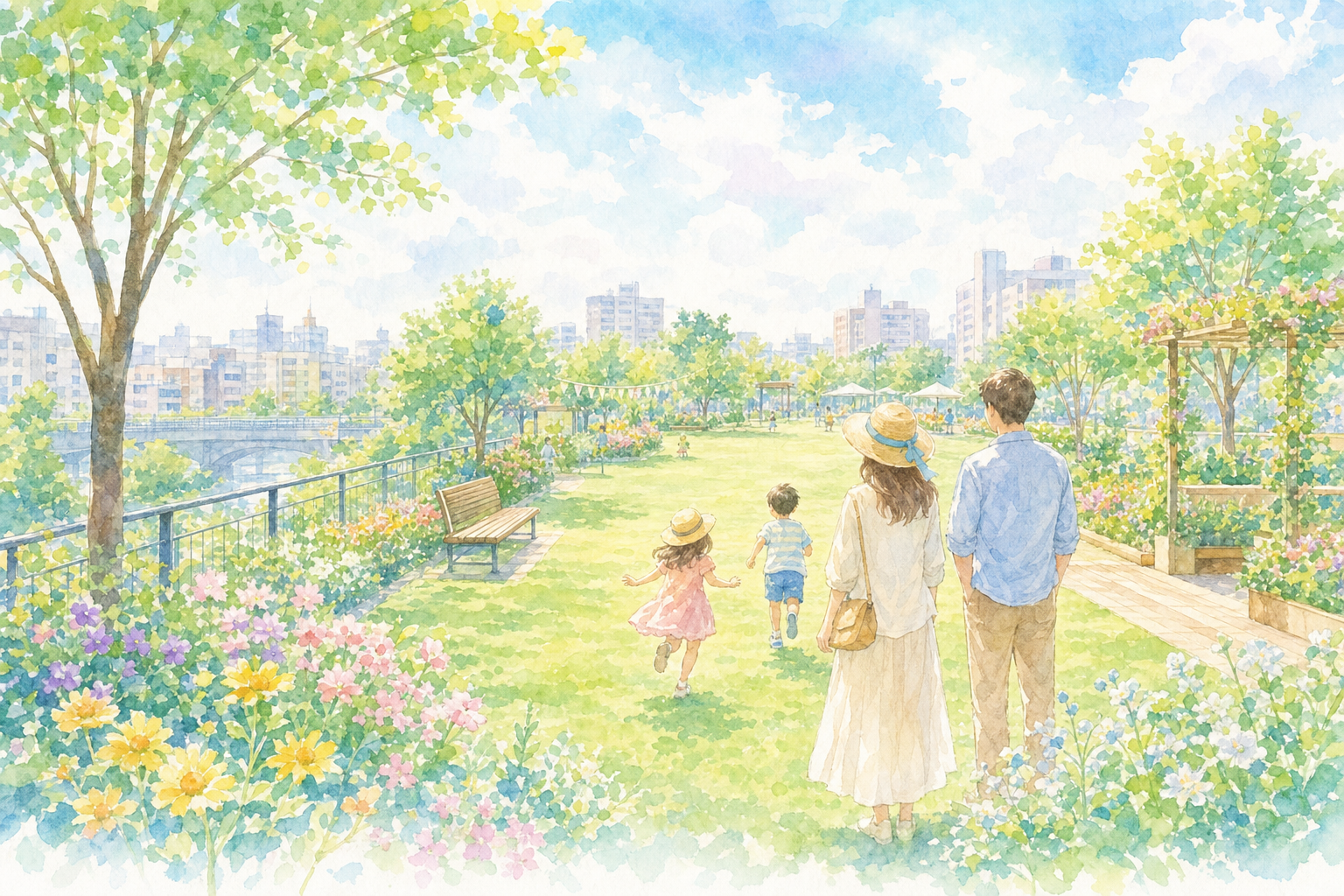 草津川跡地公園 de愛ひろば（区間５）