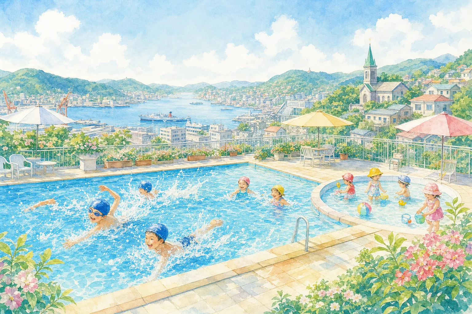 2026年 長崎市民小ヶ倉プール 1日満喫コース