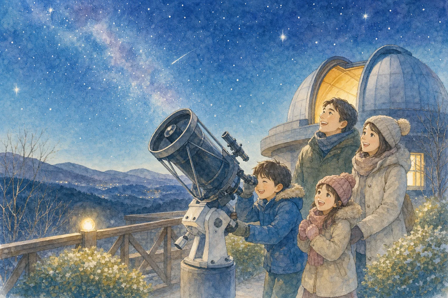 2027年 ふれあいの里天文台の星空 1日満喫コース