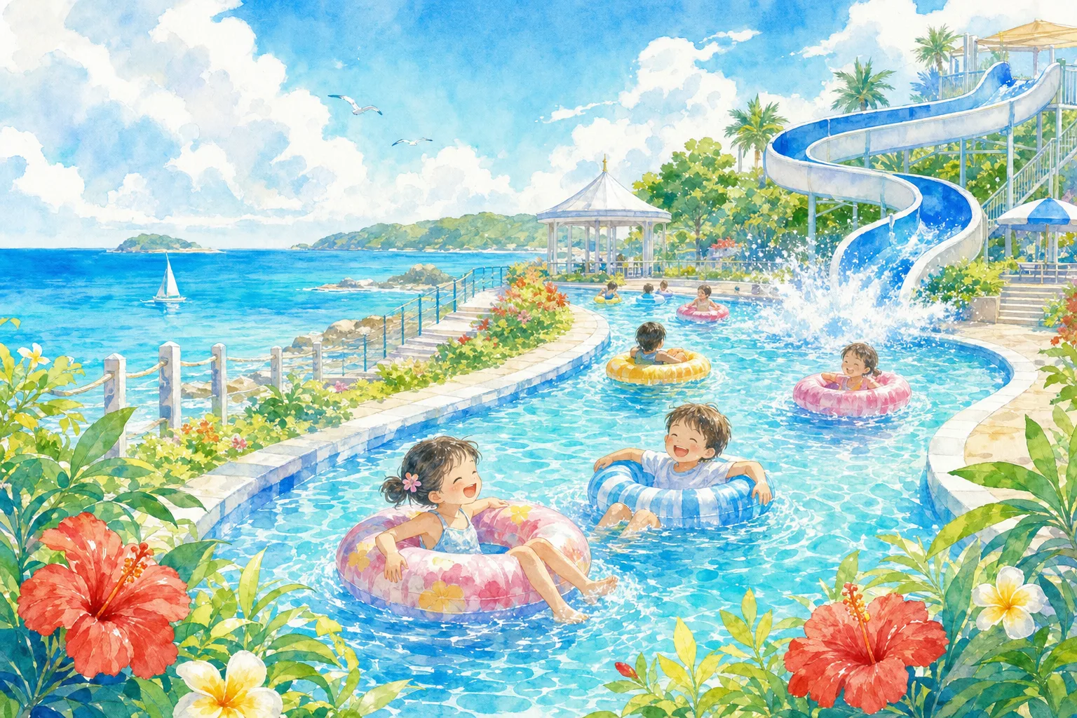 2026年 門川海浜総合公園プール 1日満喫コース