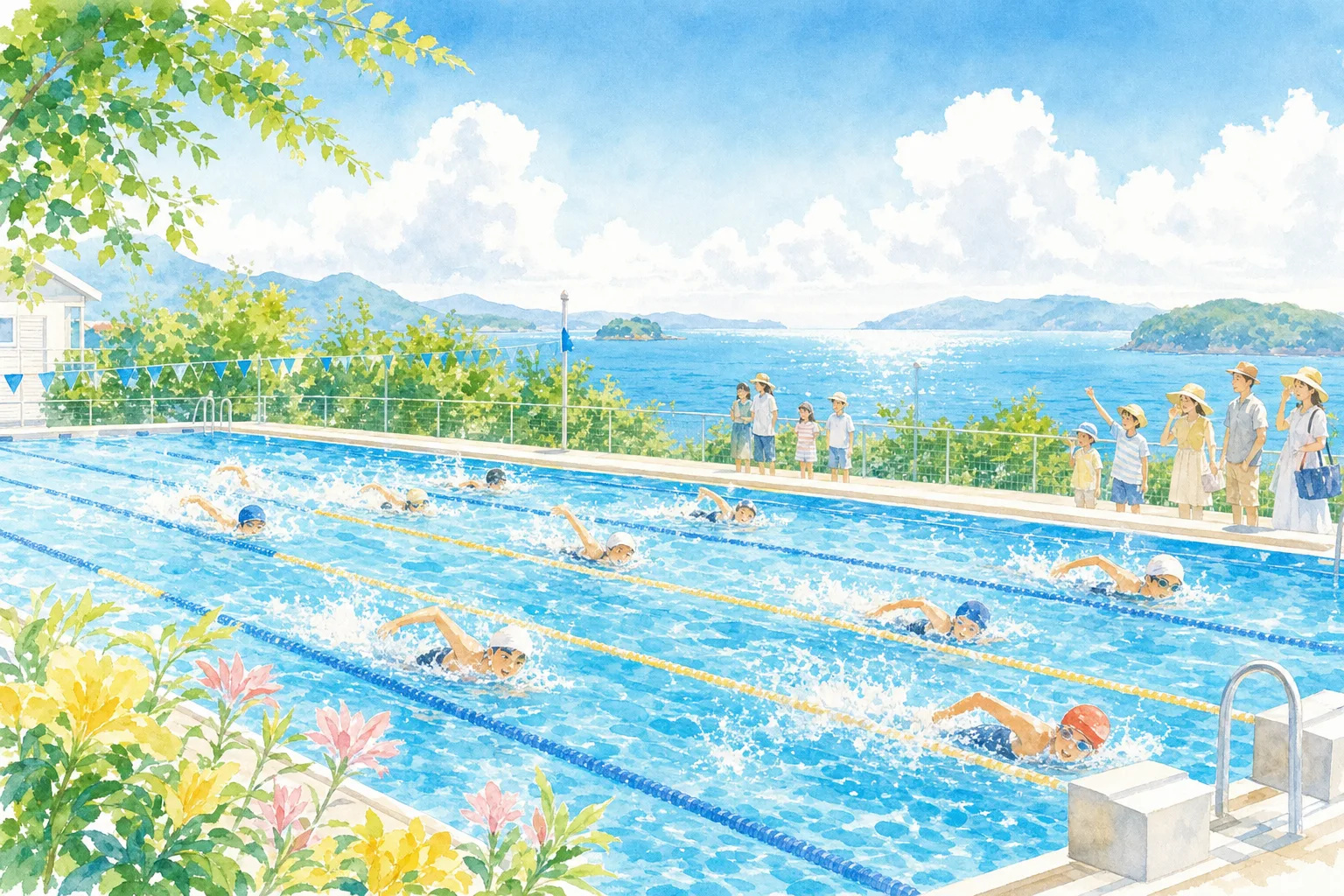 2026年 鹿川小学校プール 1日満喫コース