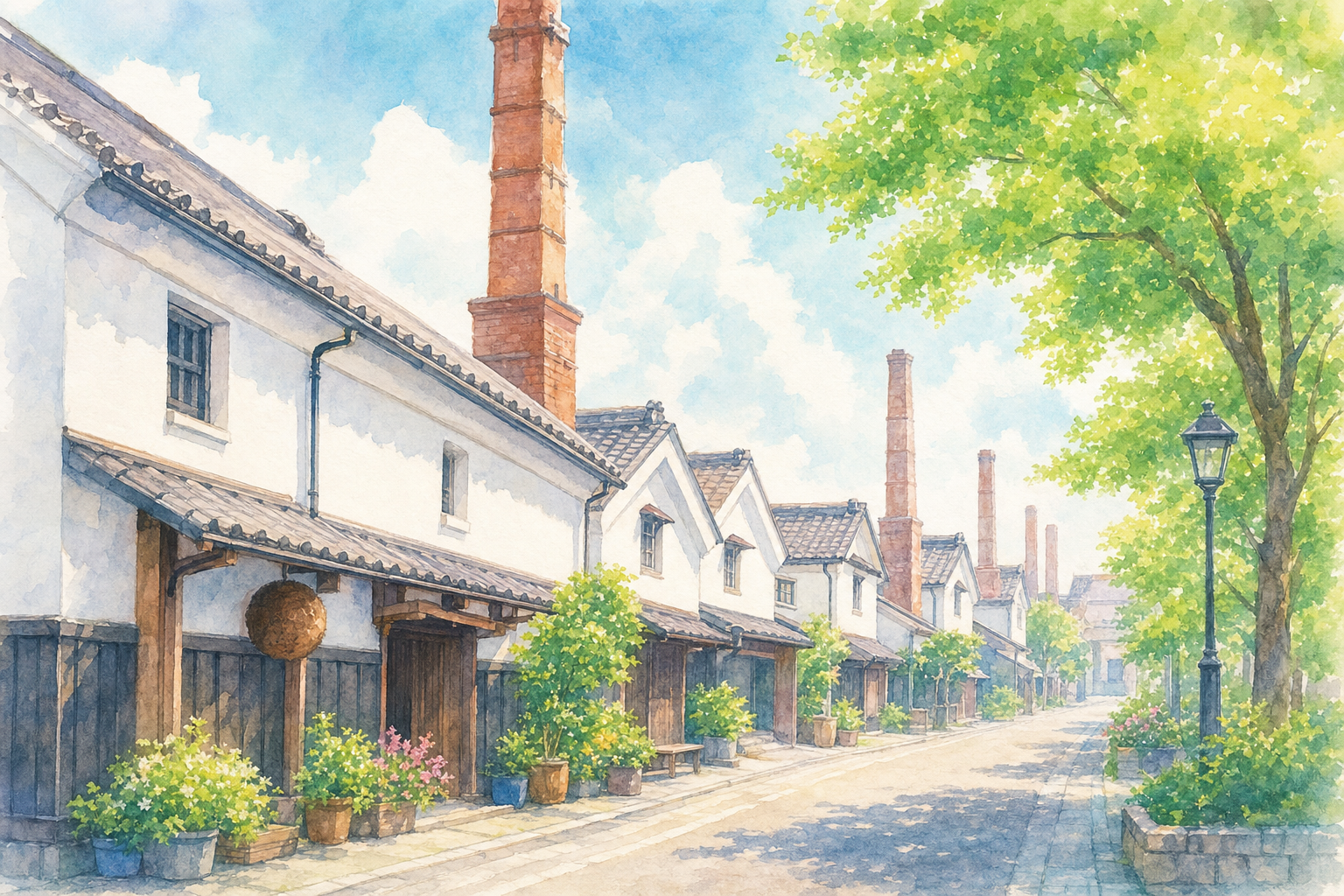 西条酒蔵通り