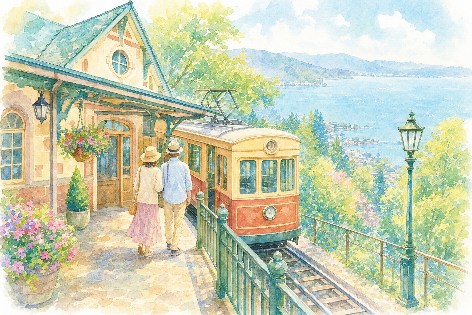 ケーブル坂本駅