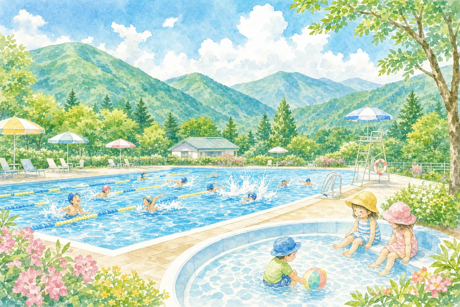 2026年 利根川公園プール 1日満喫コース