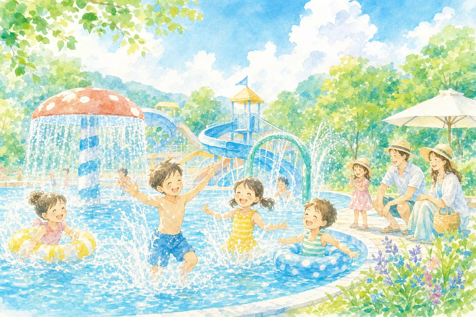 2026年 健康の森公園市民プール 1日満喫コース