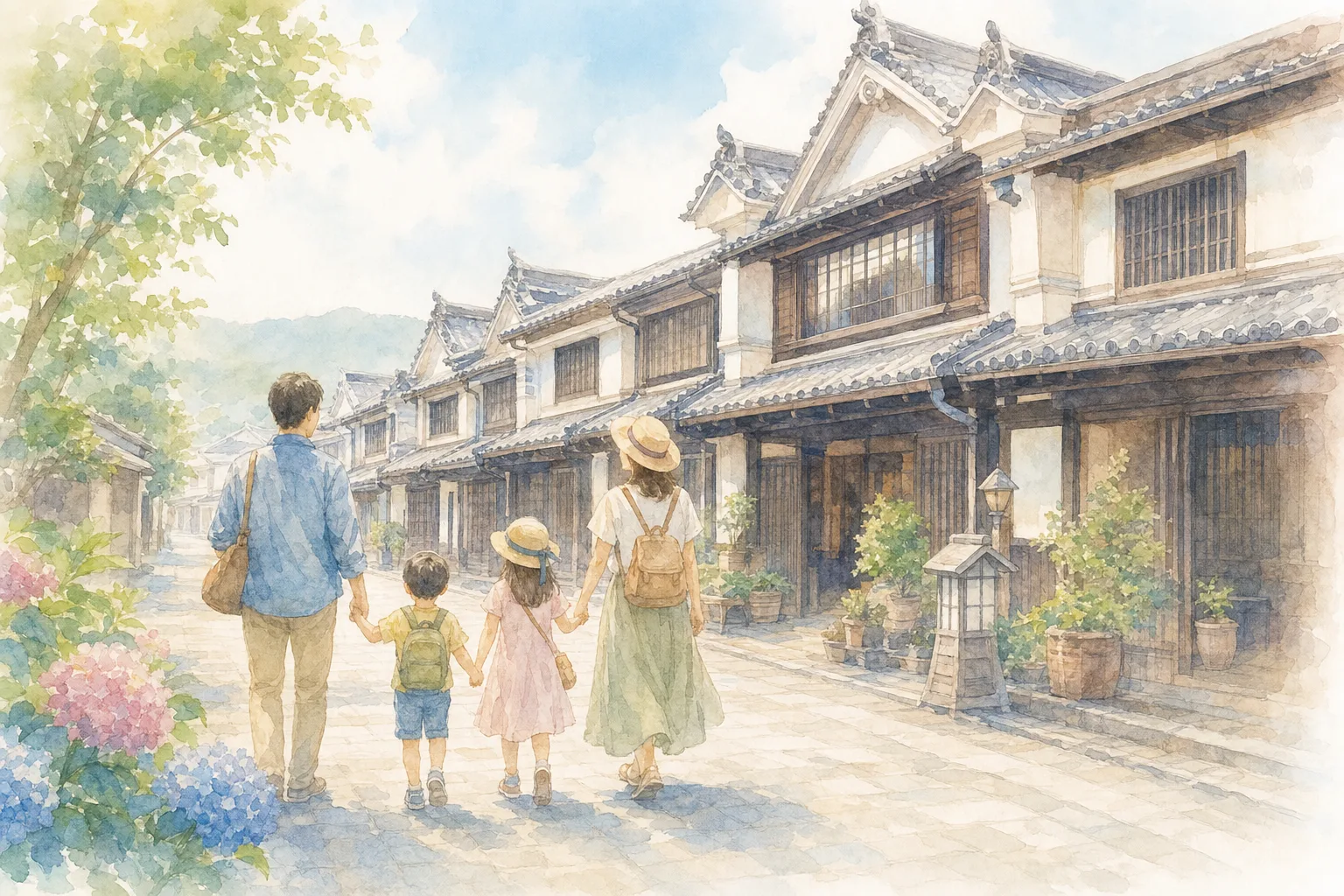 貞光二層うだつの町並み