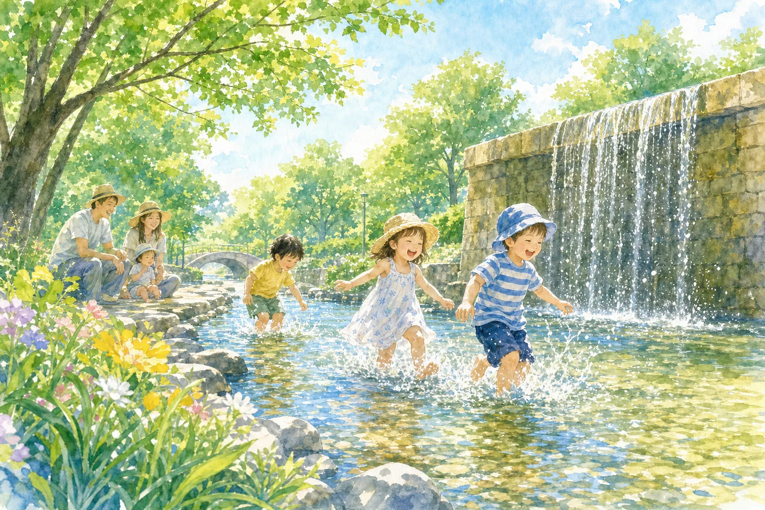 2026年 共栄公園 せせらぎ・壁泉 1日満喫コース