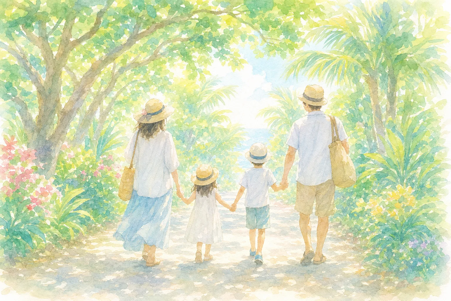 備瀬のフクギ並木