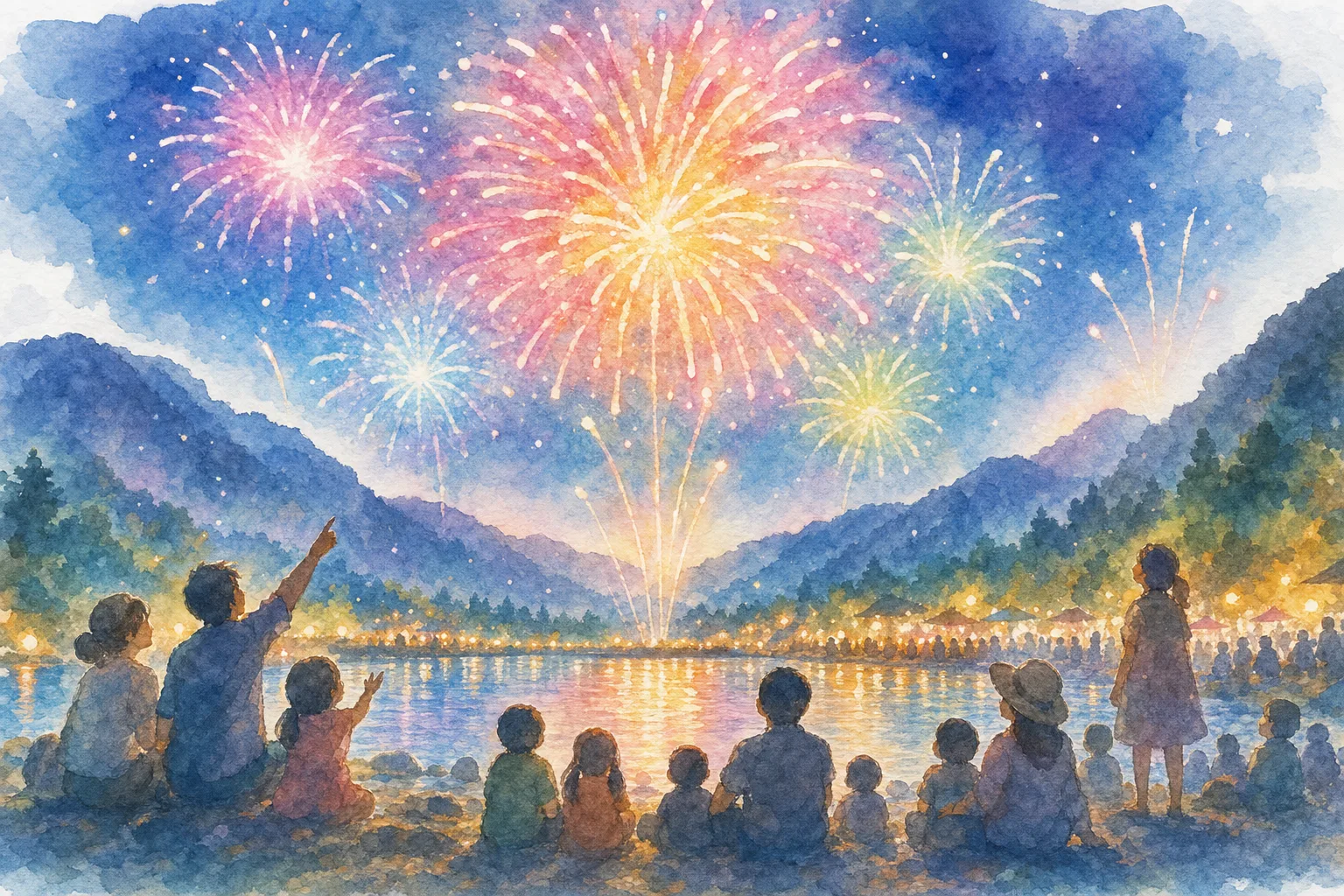 清流苑まつり花火会場(清流苑)