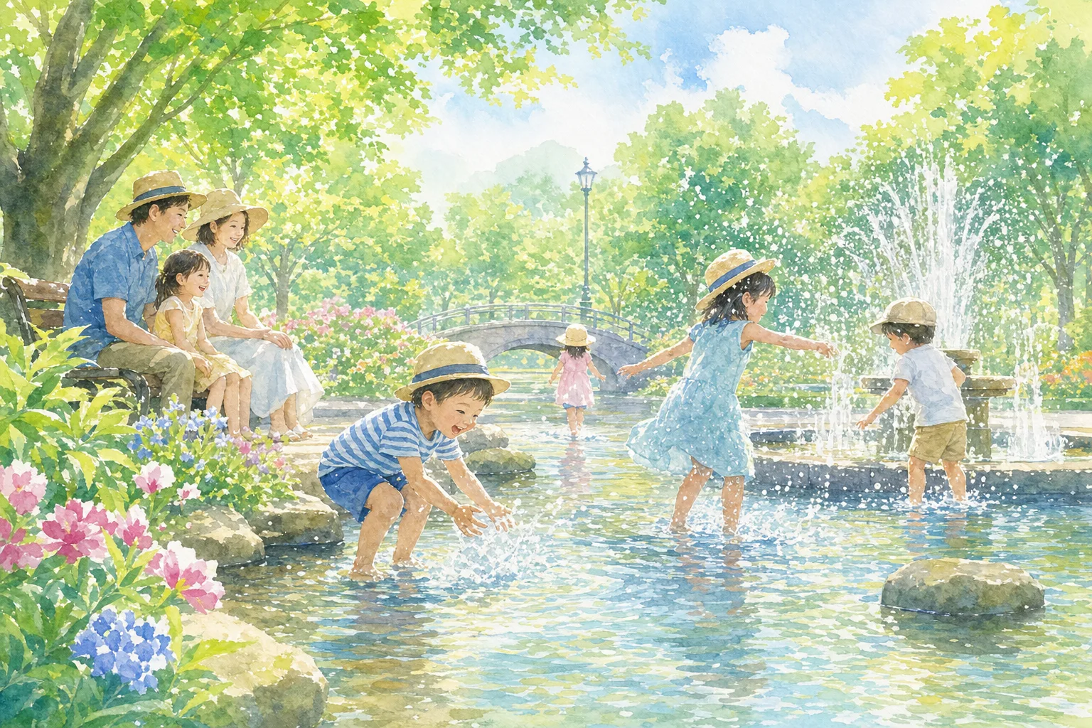 2026年 昭和公園 せせらぎ・噴水 1日満喫コース