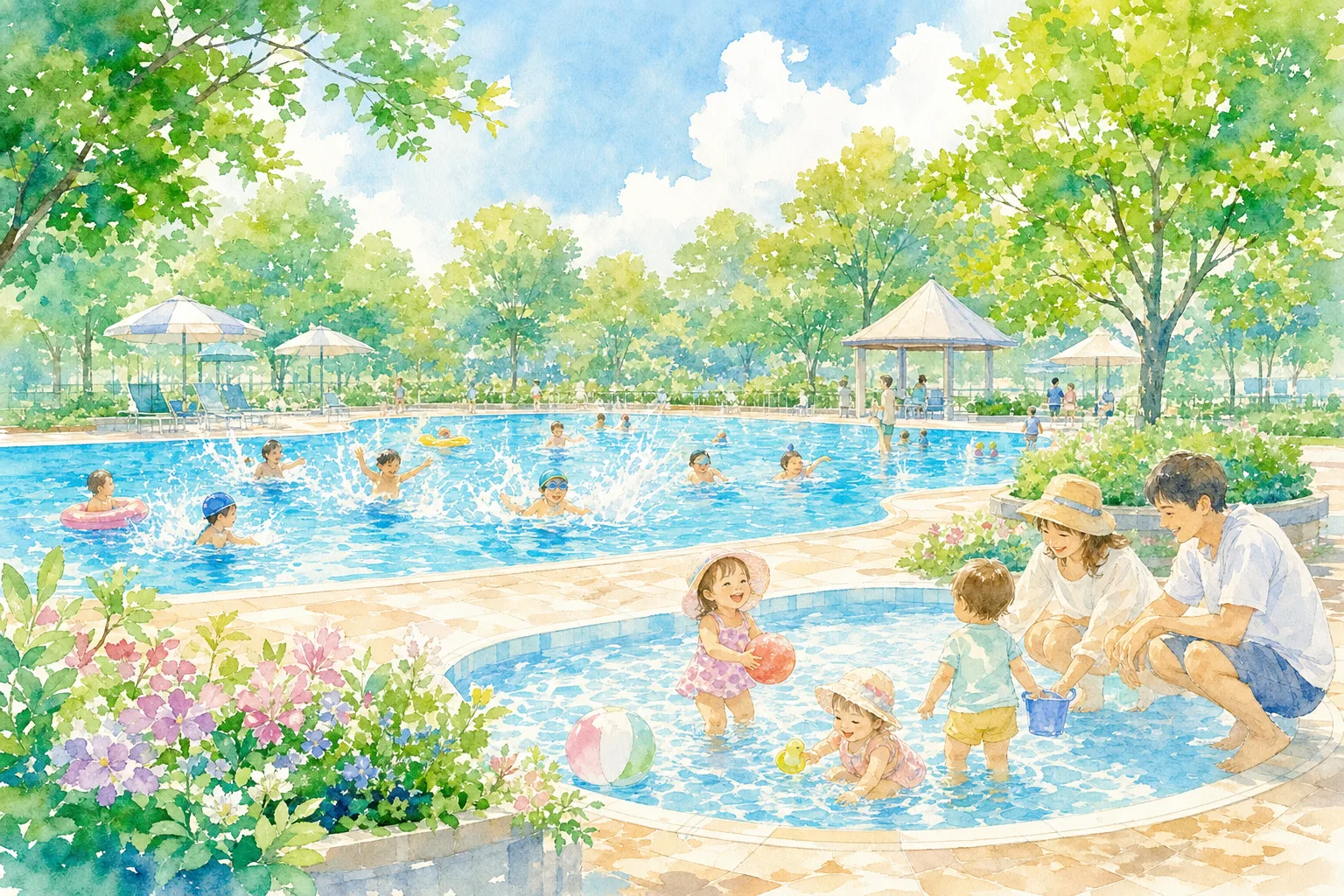 2026年 大坂下公園プール 1日満喫コース