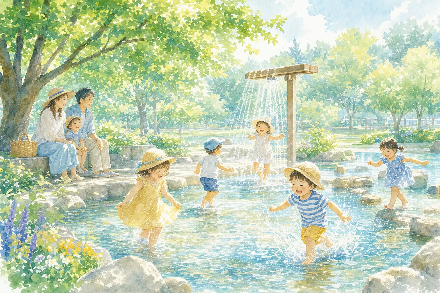 2026年 新田さくら公園 じゃぶじゃぶ池 1日満喫コース