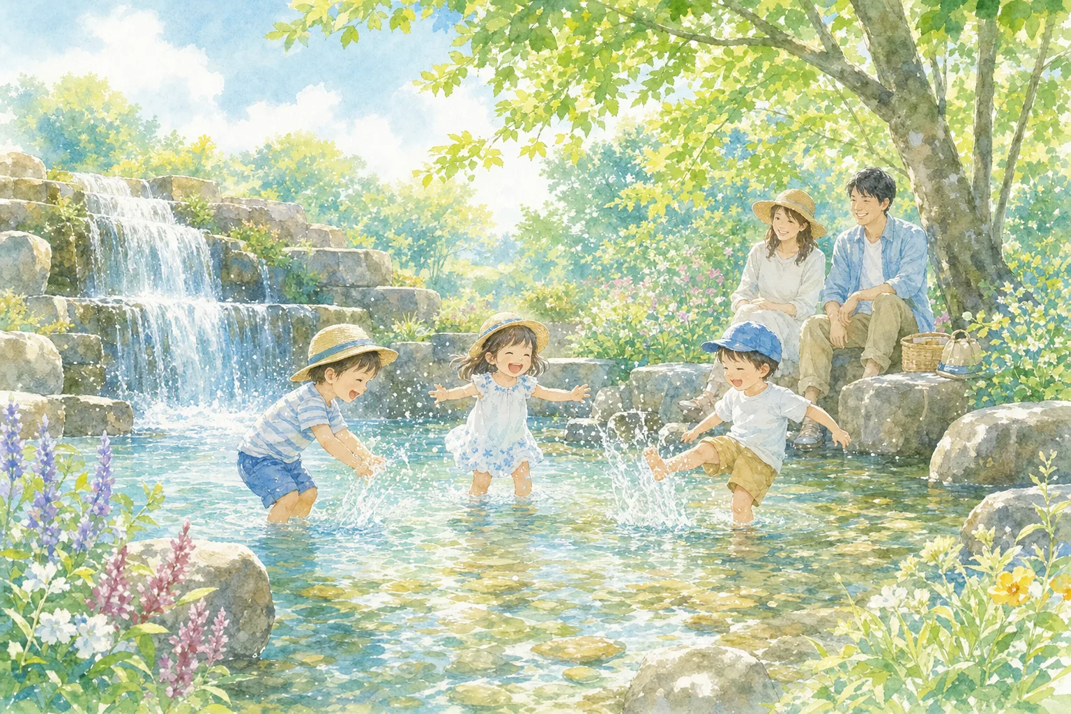 2026年 入新井公園 水遊び場 1日満喫コース