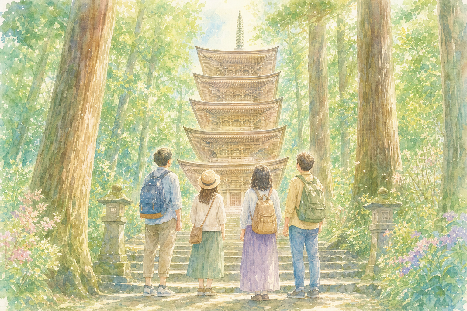 羽黒山 五重塔