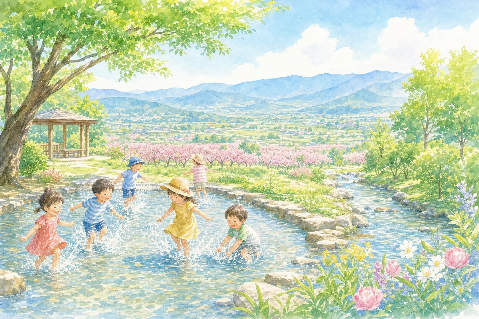 2026年 みさか桃源郷公園 親水広場・じゃぶじゃぶ池 1日満喫コース