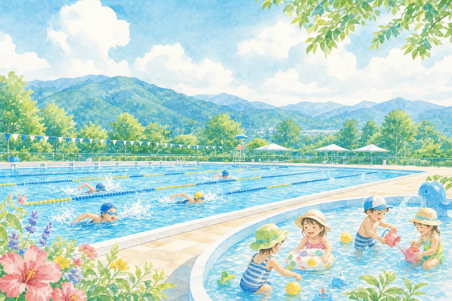 2026年 緑が丘スポーツ公園水泳プール 1日満喫コース