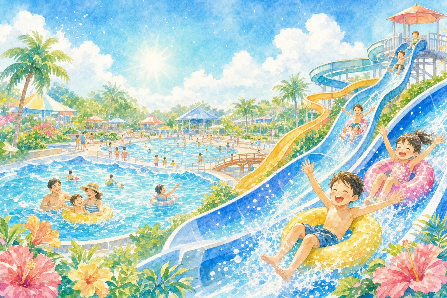 2026年 健民海浜プール 1日満喫コース