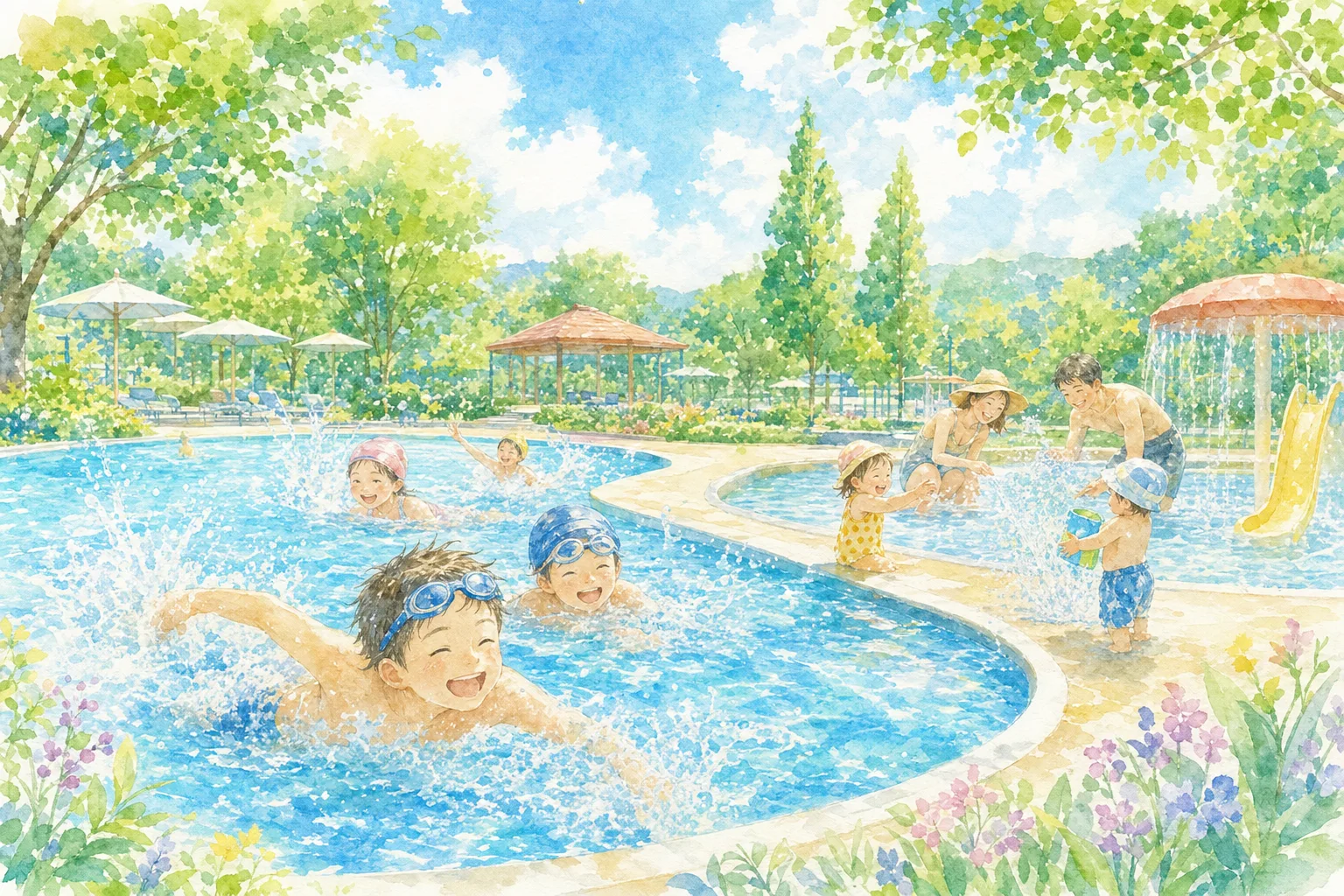 2026年 豊田市加茂川公園プール 1日満喫コース