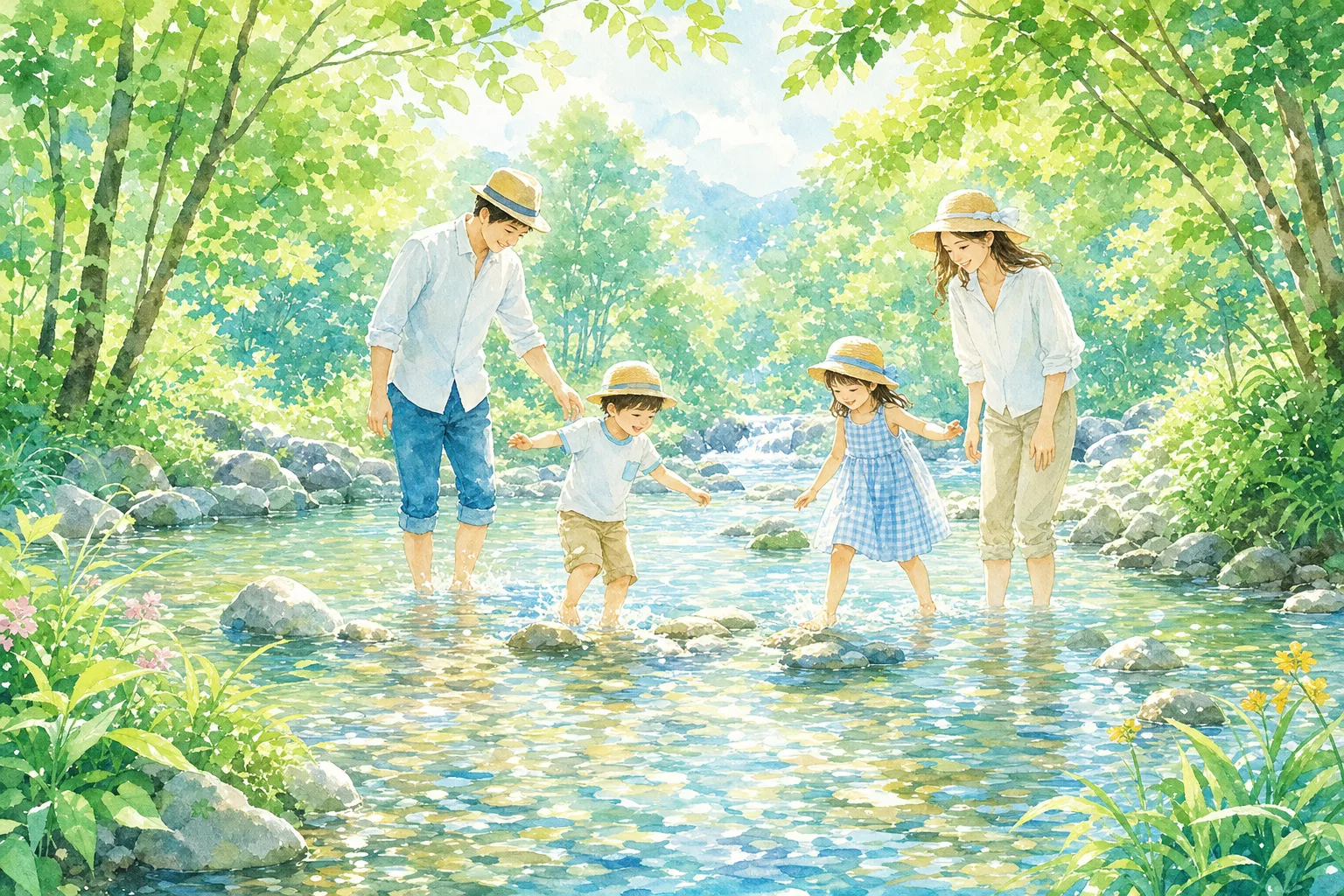 2026年 安徳の里 姫路公園 小川の川遊びエリア 1日満喫コース