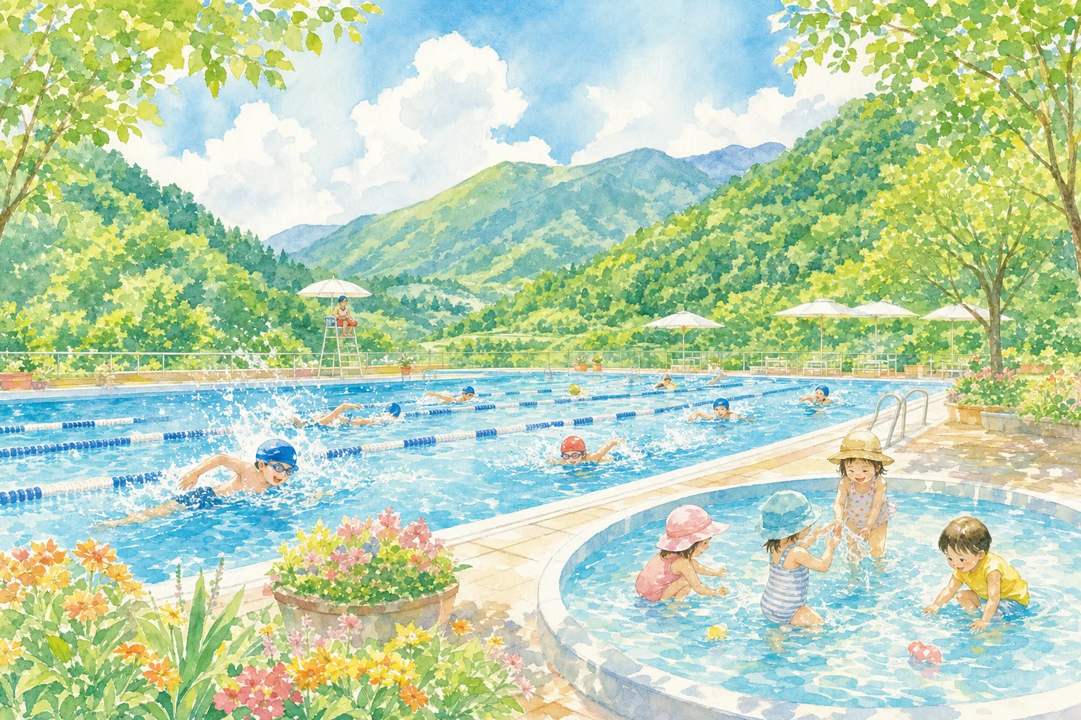2026年 東入君水泳プール 1日満喫コース