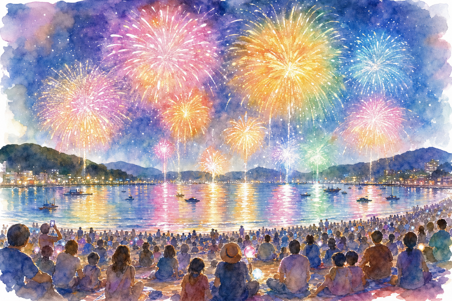 久里浜ペリー祭花火大会(久里浜海岸)