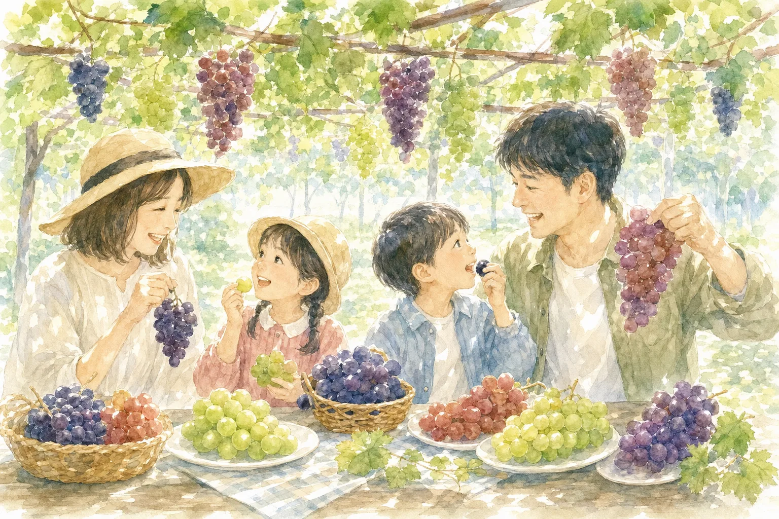 2026年 今野観光果樹園(ぶどう狩り)の味覚狩り 1日満喫コース