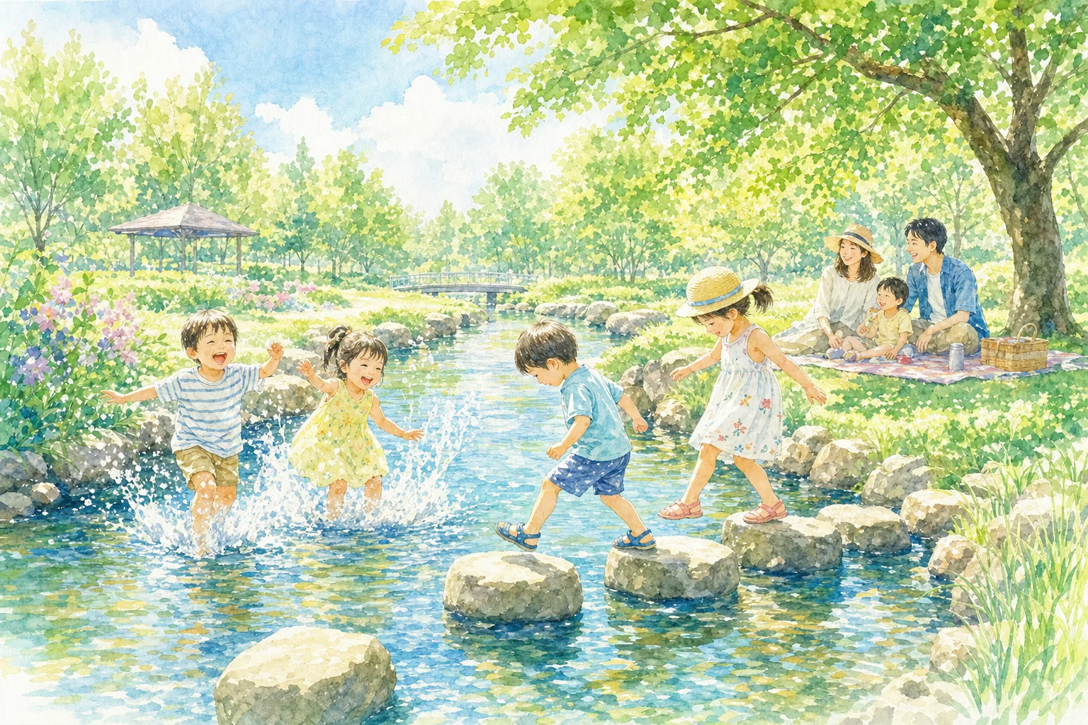 2026年 草津市立ロクハ公園 ジャブジャブ小川 1日満喫コース