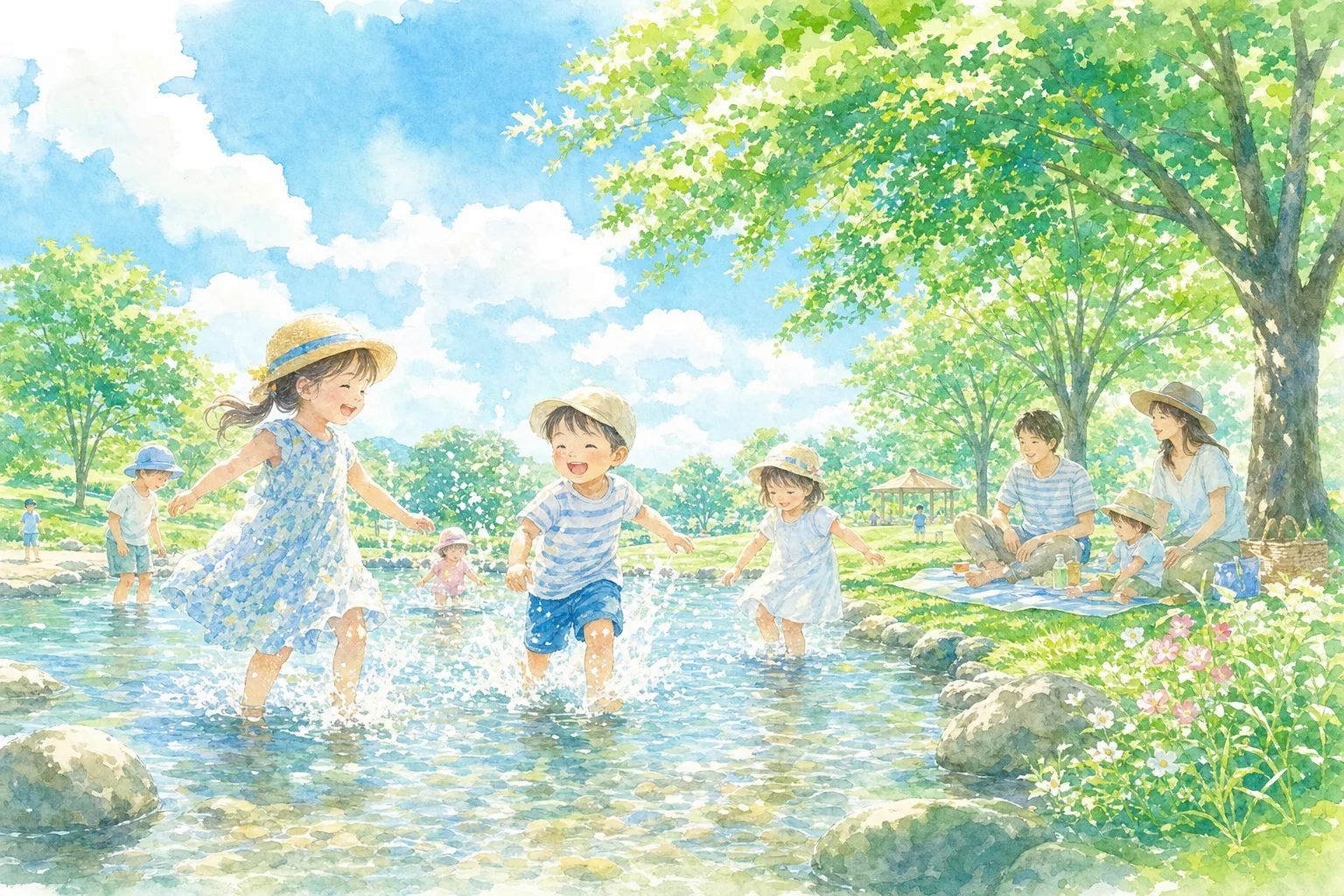 2026年 東豊公園 徒渉池 1日満喫コース