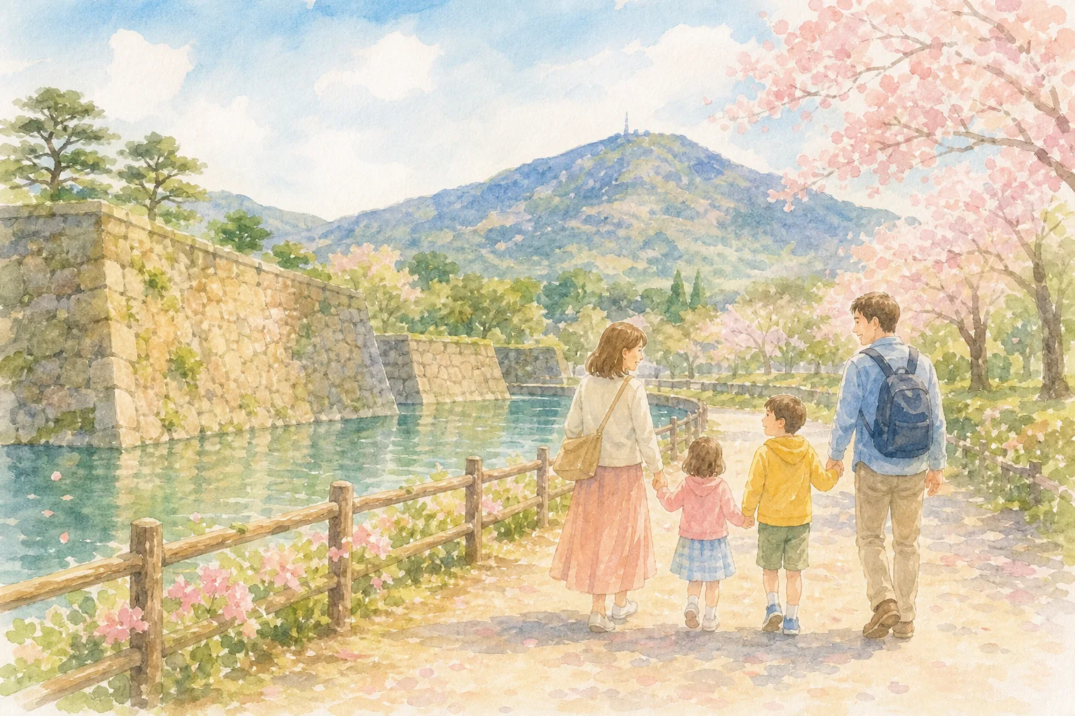 萩城跡指月公園