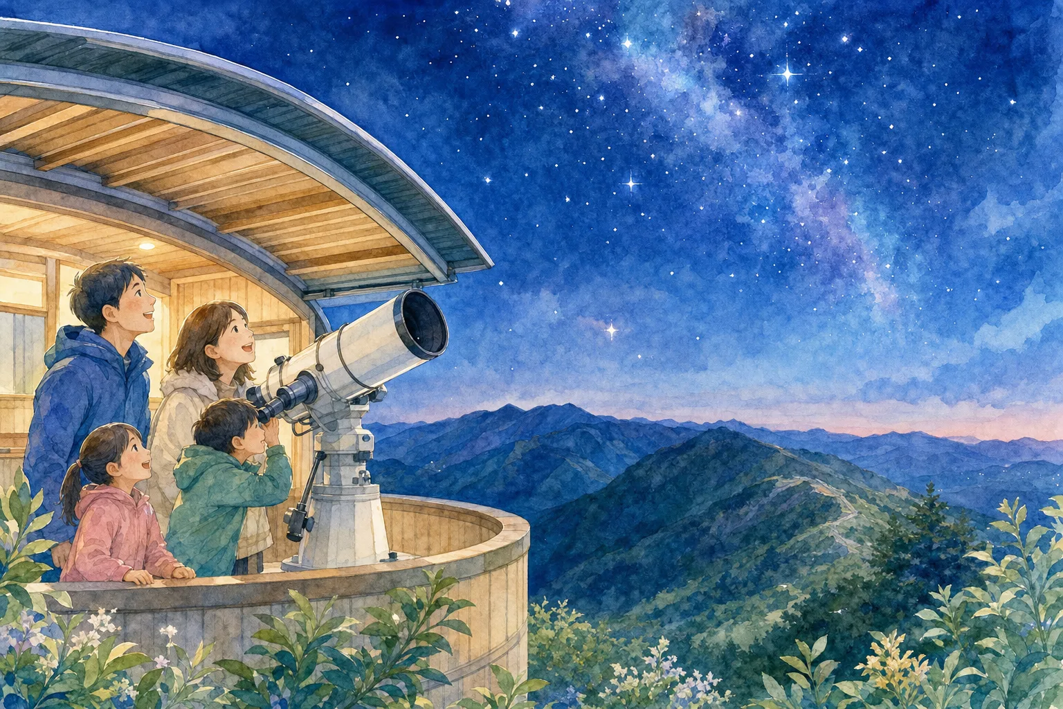 2026年 南越前町 天体観察棟の星空 1日満喫コース