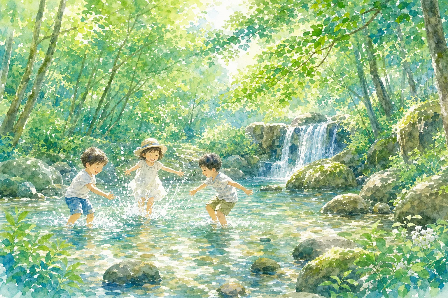 2026年 神楽岡公園 滝・せせらぎ 1日満喫コース