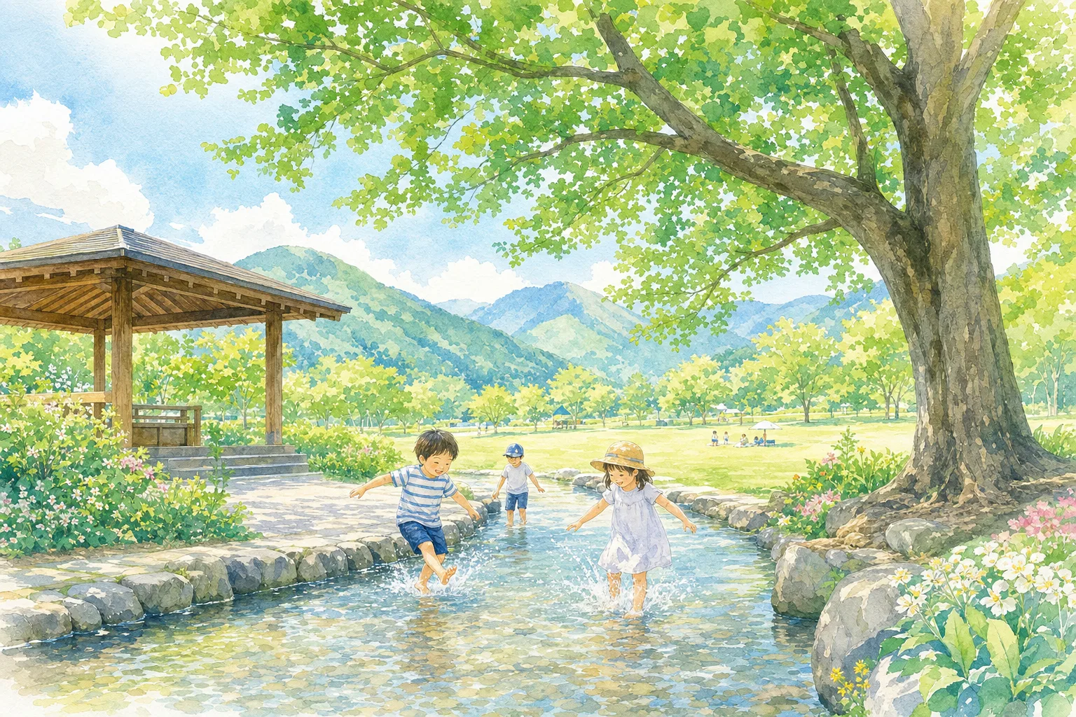 2026年 よませどんぐりの森公園 親水水路 1日満喫コース