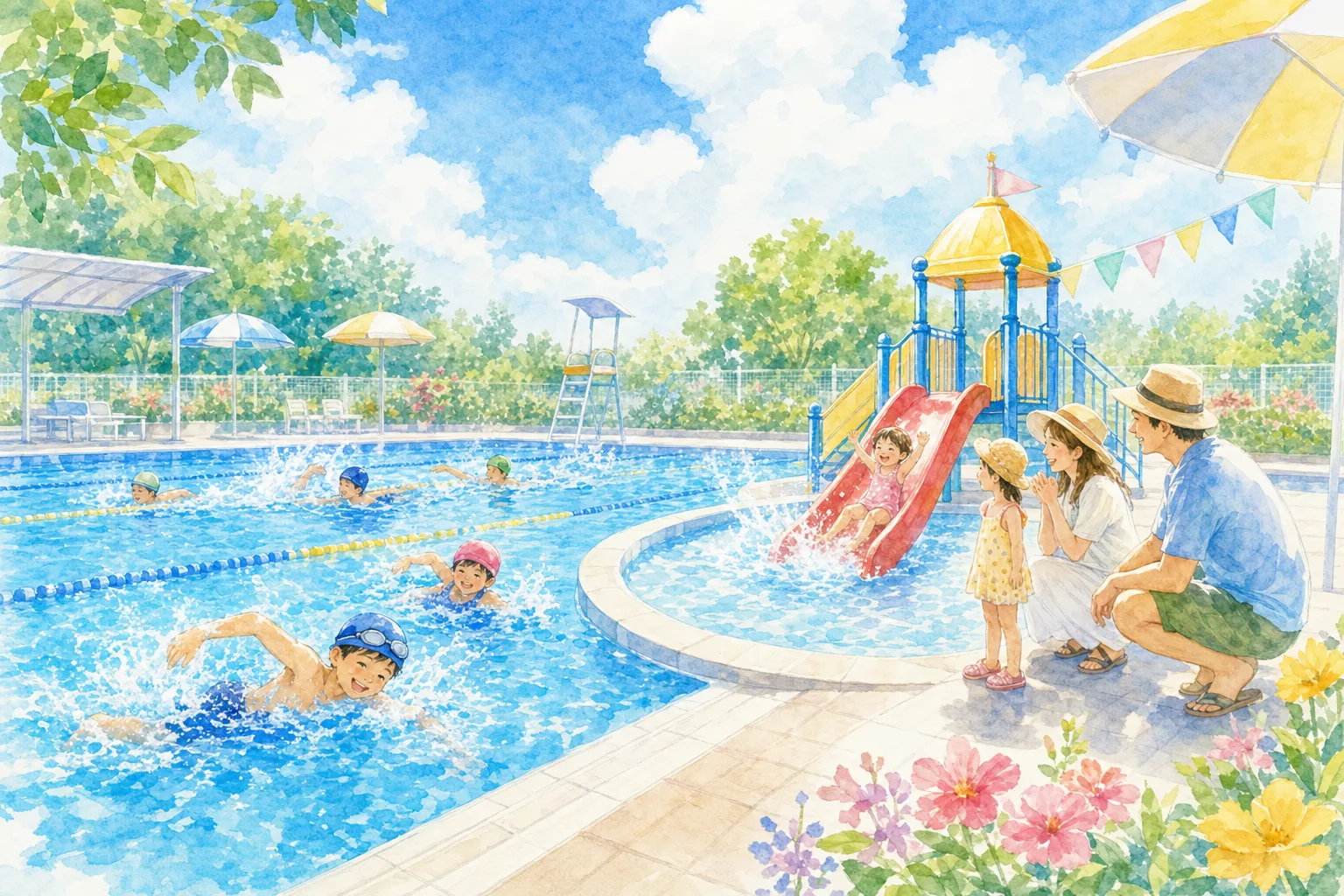 2026年 沖田プール 1日満喫コース