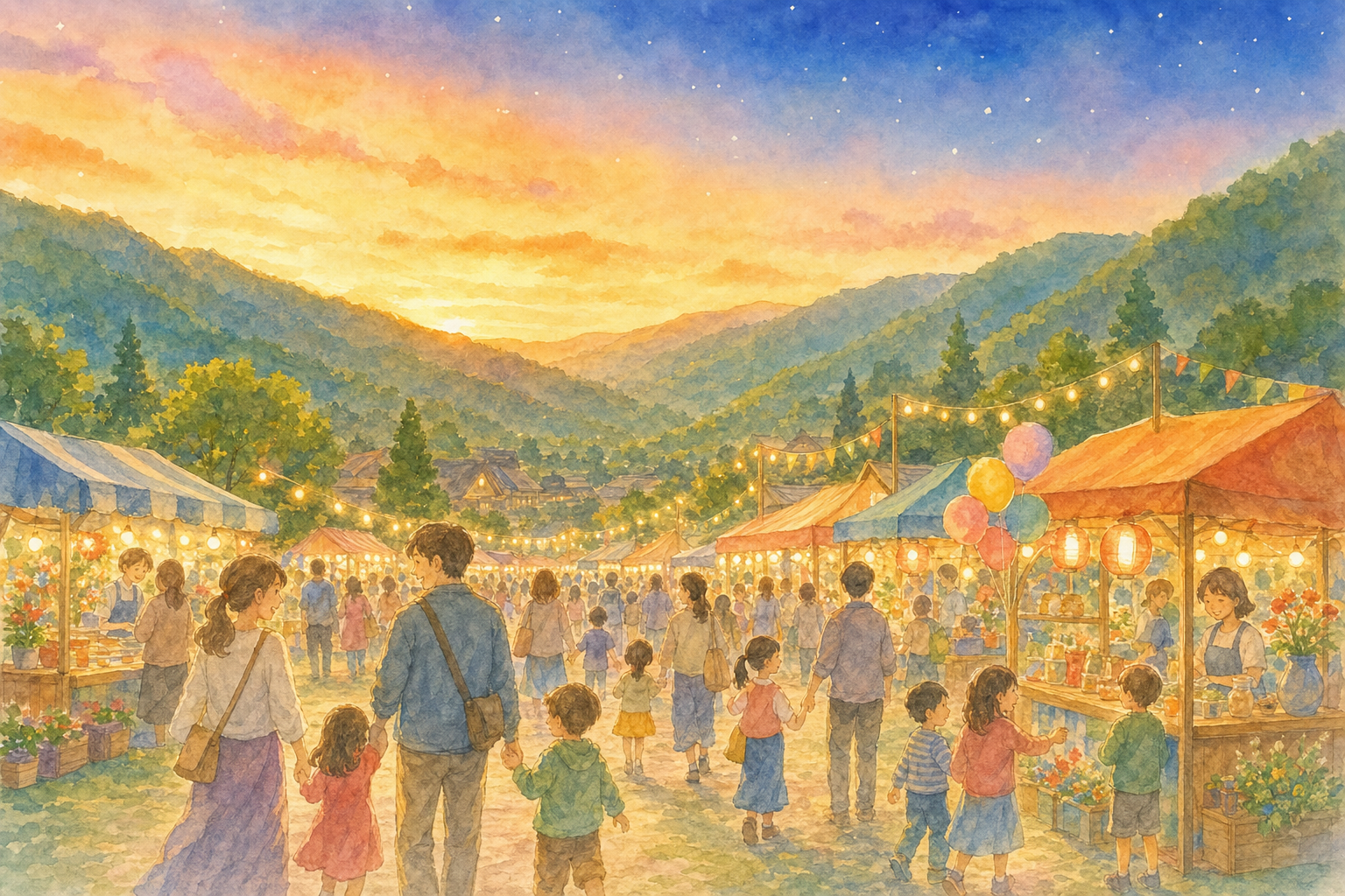御田祭会場