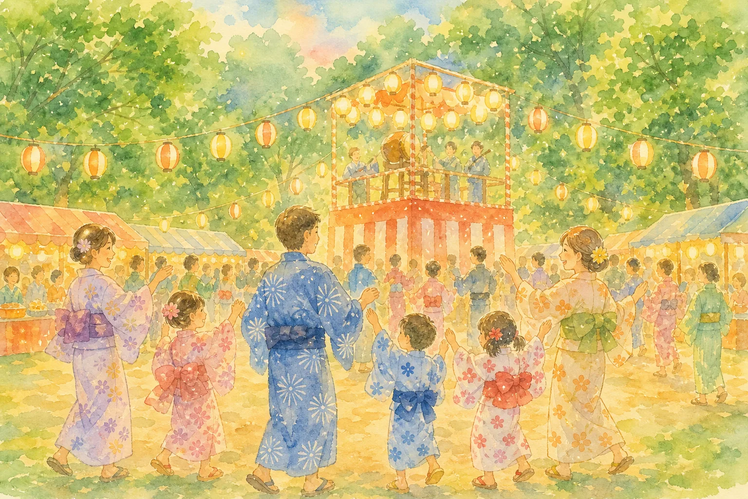国営武蔵丘陵森林公園 西口 森林公園夏まつり 埼玉県比企郡滑川町
