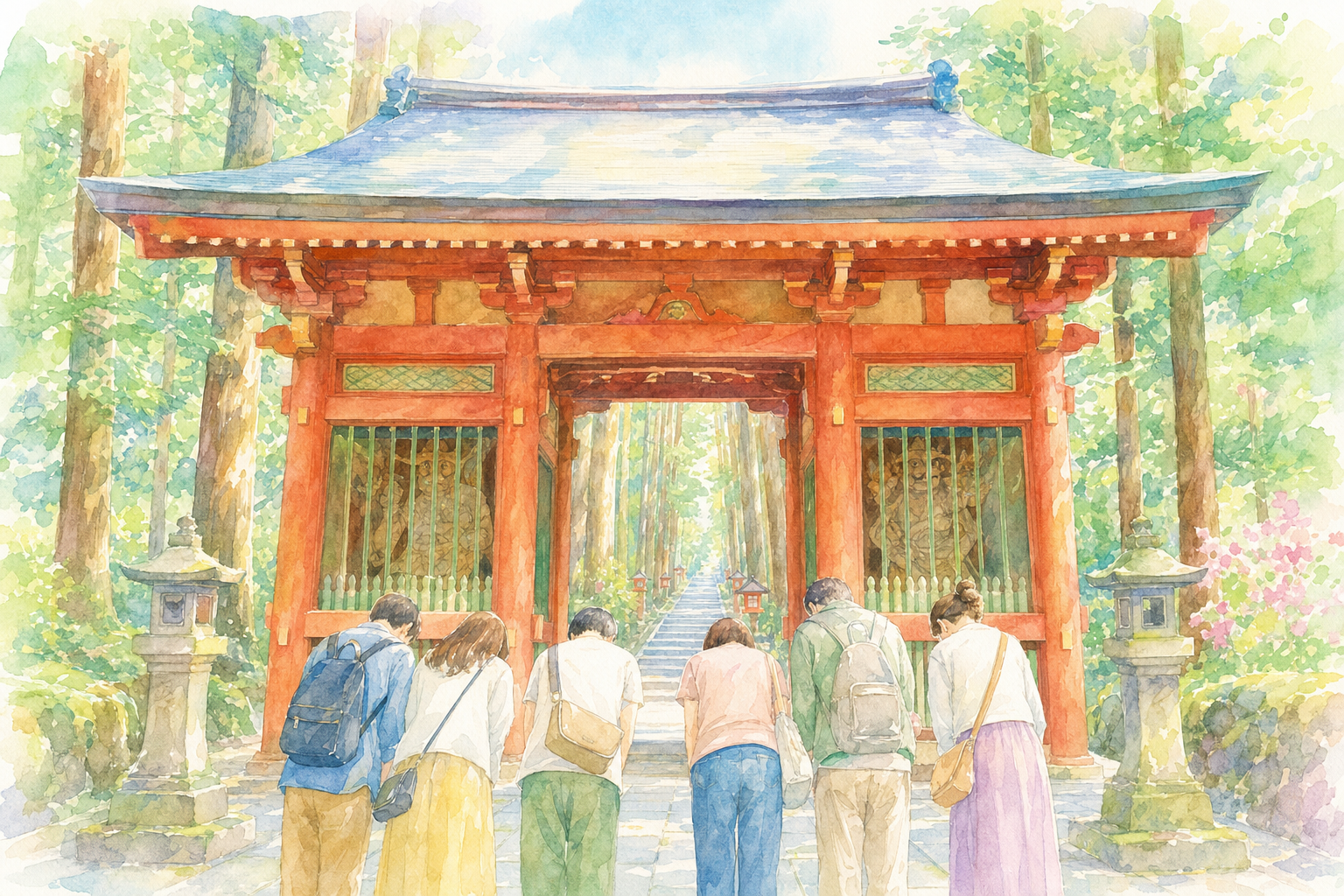 羽黒山 随神門