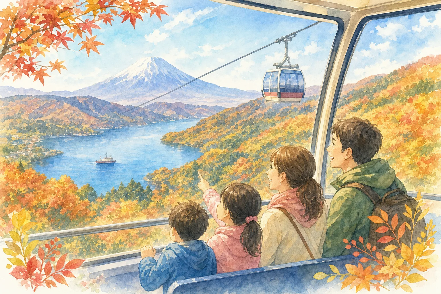 2026年 箱根駒ヶ岳ロープウェーの紅葉 1日満喫コース