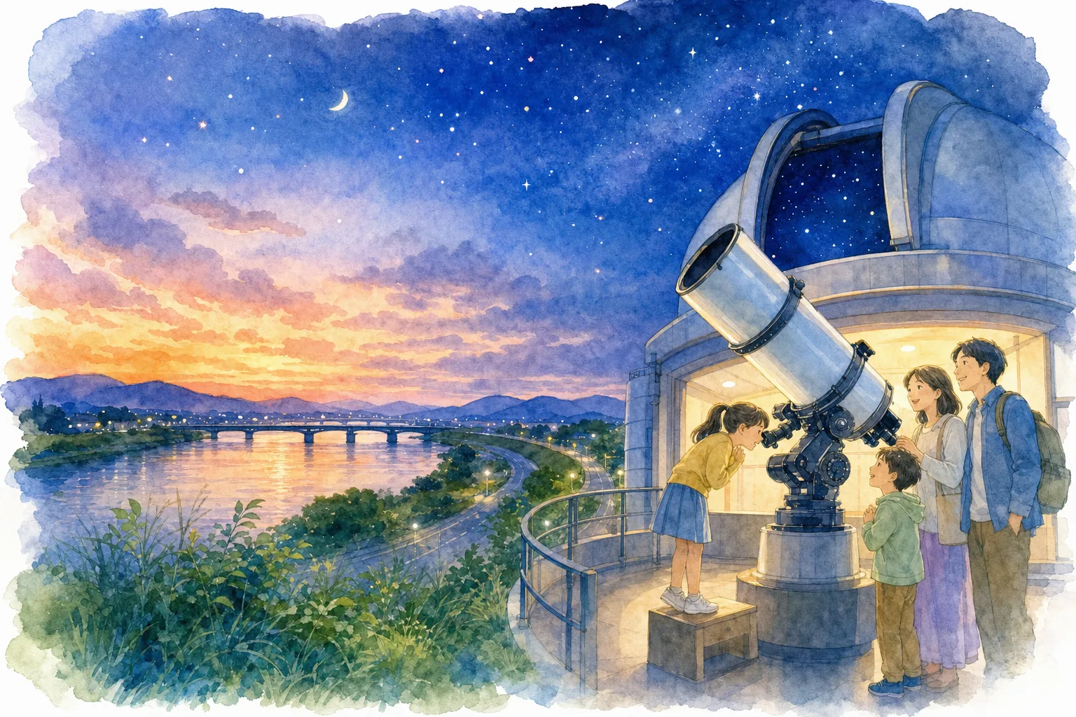2026年 久留米市天文台の星空 1日満喫コース