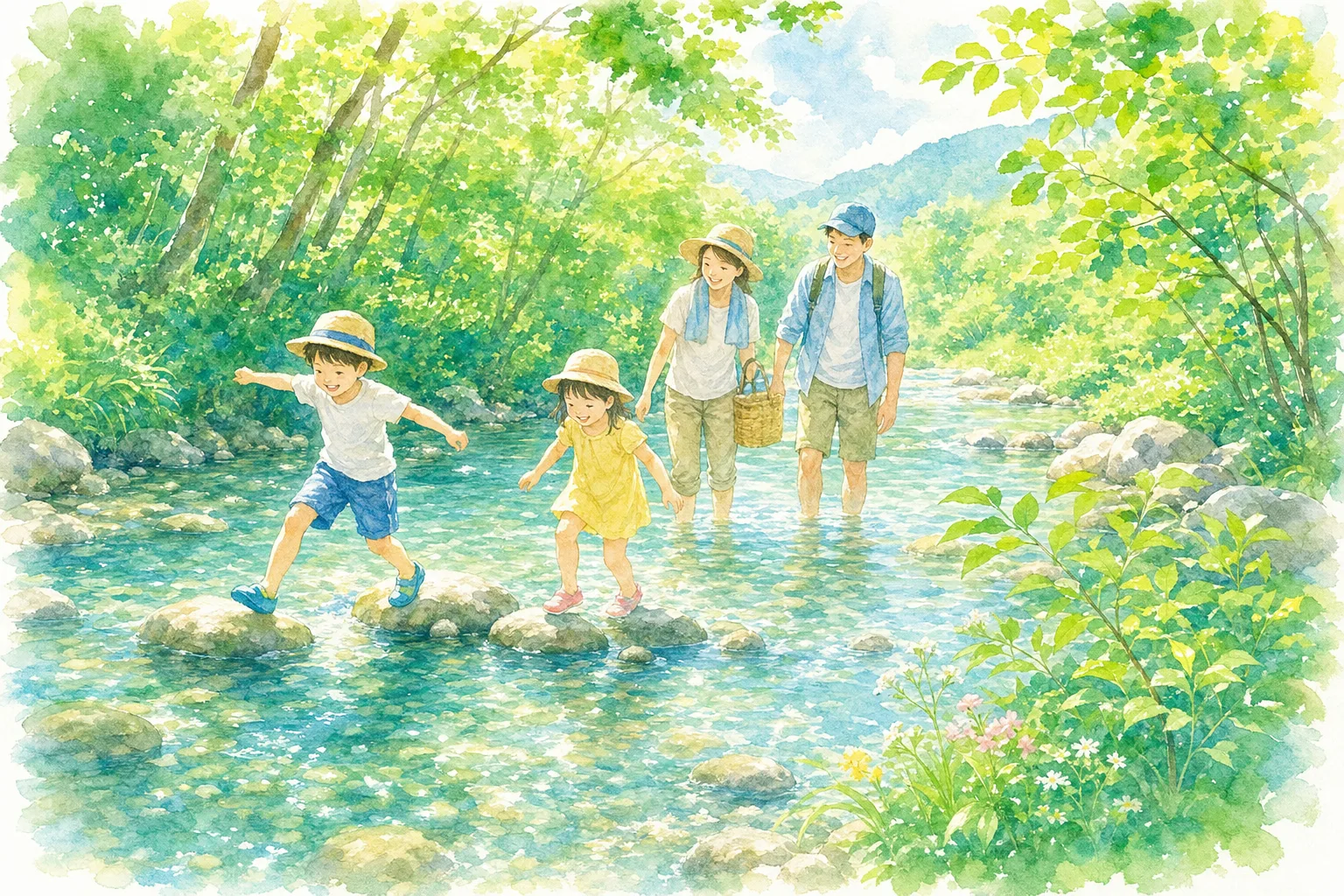 2026年 法体園地キャンプ場 川遊びエリア 1日満喫コース