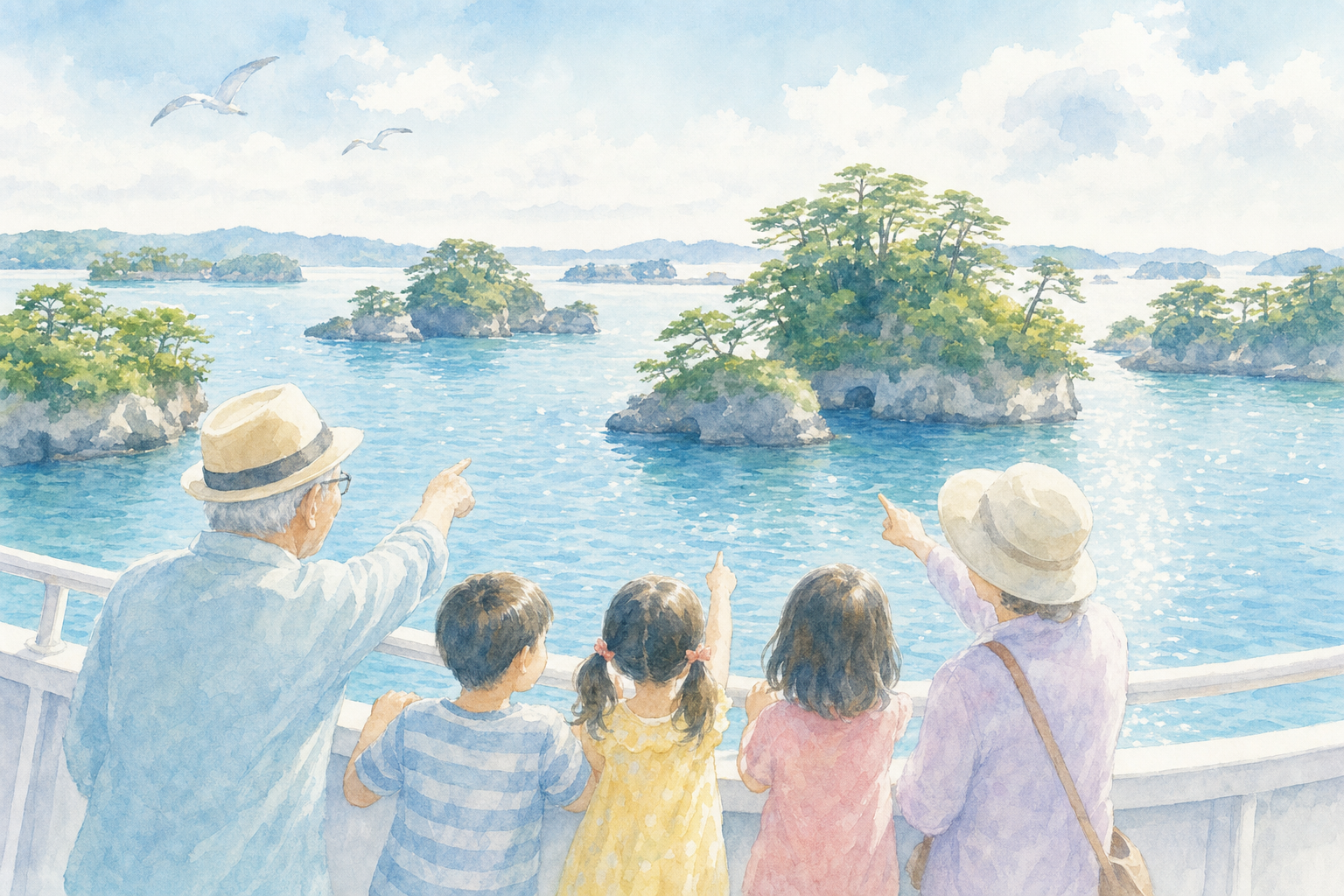 松島島巡り観光船