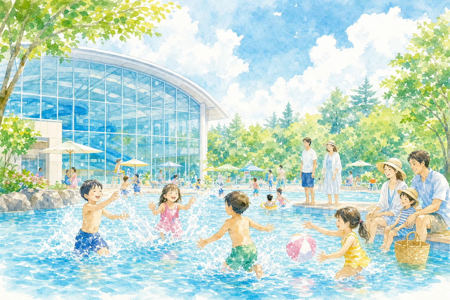 2026年 安城市レジャープール マーメイドパレス 屋外プール 1日満喫コース