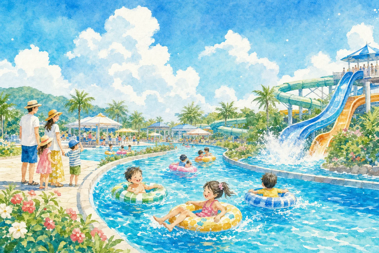 2026年 浜川屋外プール 1日満喫コース