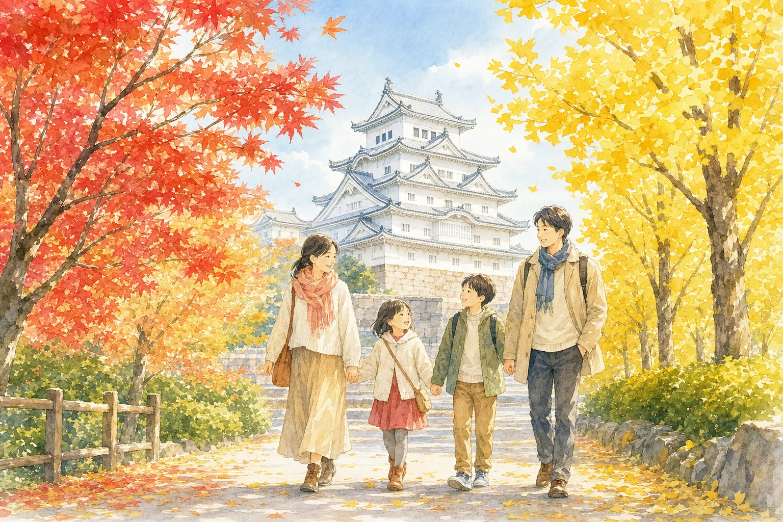 2026年 小田原城址公園の紅葉 1日満喫コース