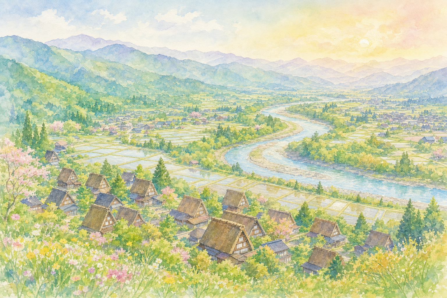 荻町城跡展望台
