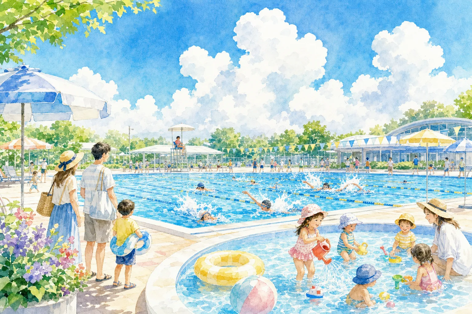 2026年 小松島市営プール 1日満喫コース