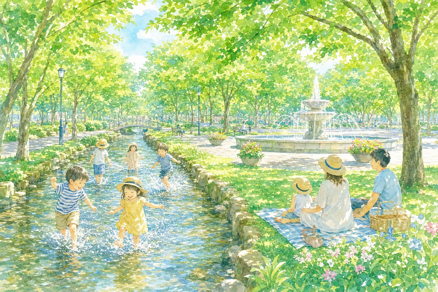 2026年 成田せせらぎ緑道 小川の水遊び場 1日満喫コース