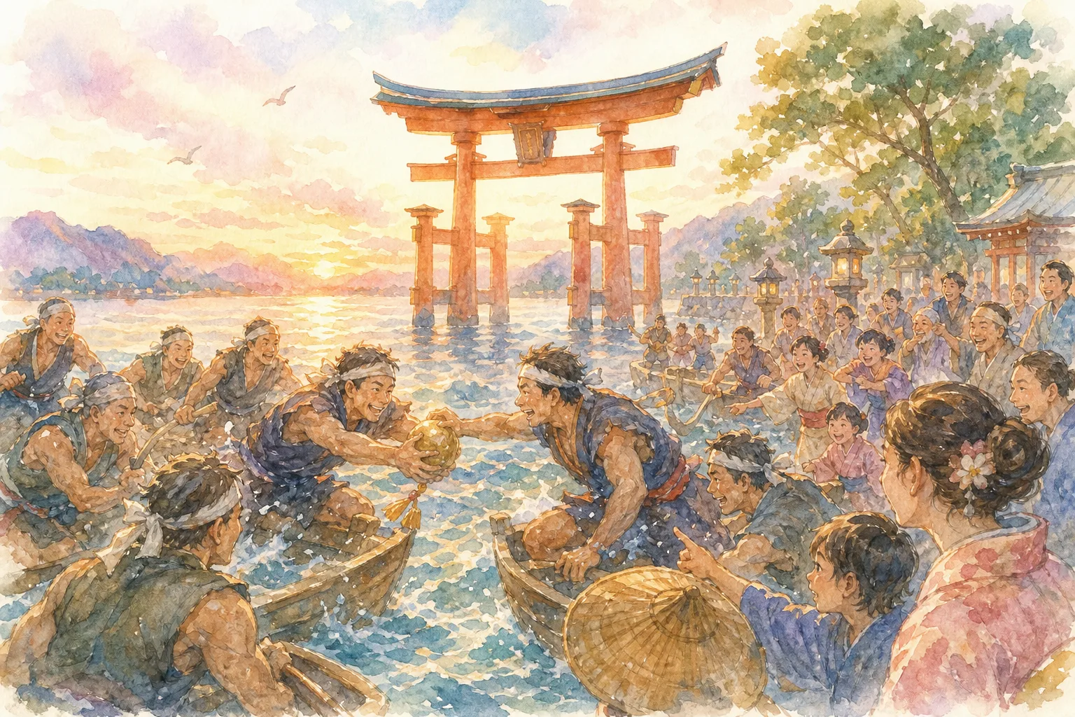 嚴島神社(玉取祭会場)